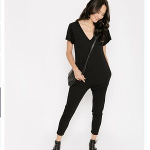 Smash & Tess SUNDAY ROMPER IN MIDNIGHT BLACK - Sz LG